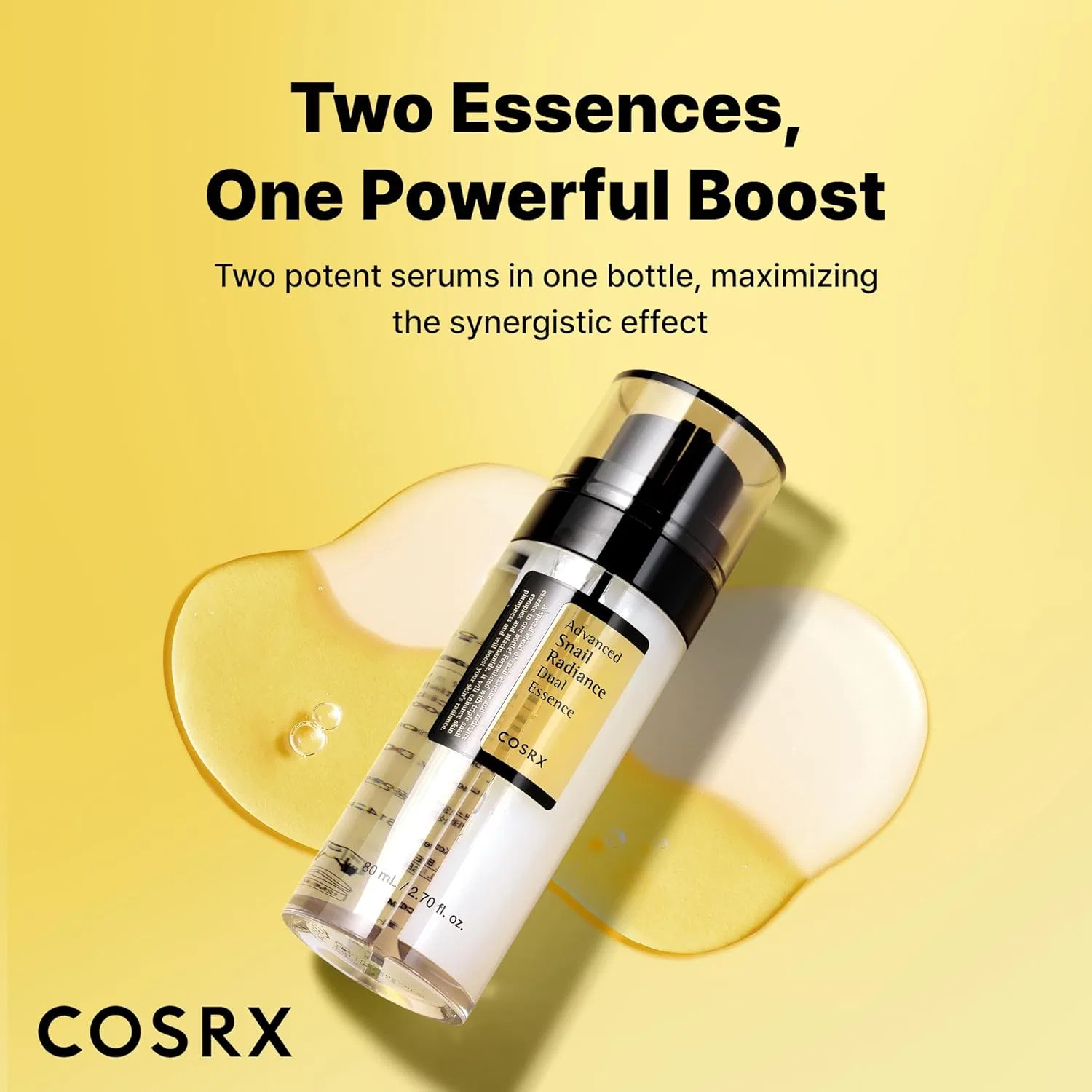 Эссенция Cosrx — Двойная для лица «Niacinamide % + Snail Mucin % Dual Essence» от — фото 3