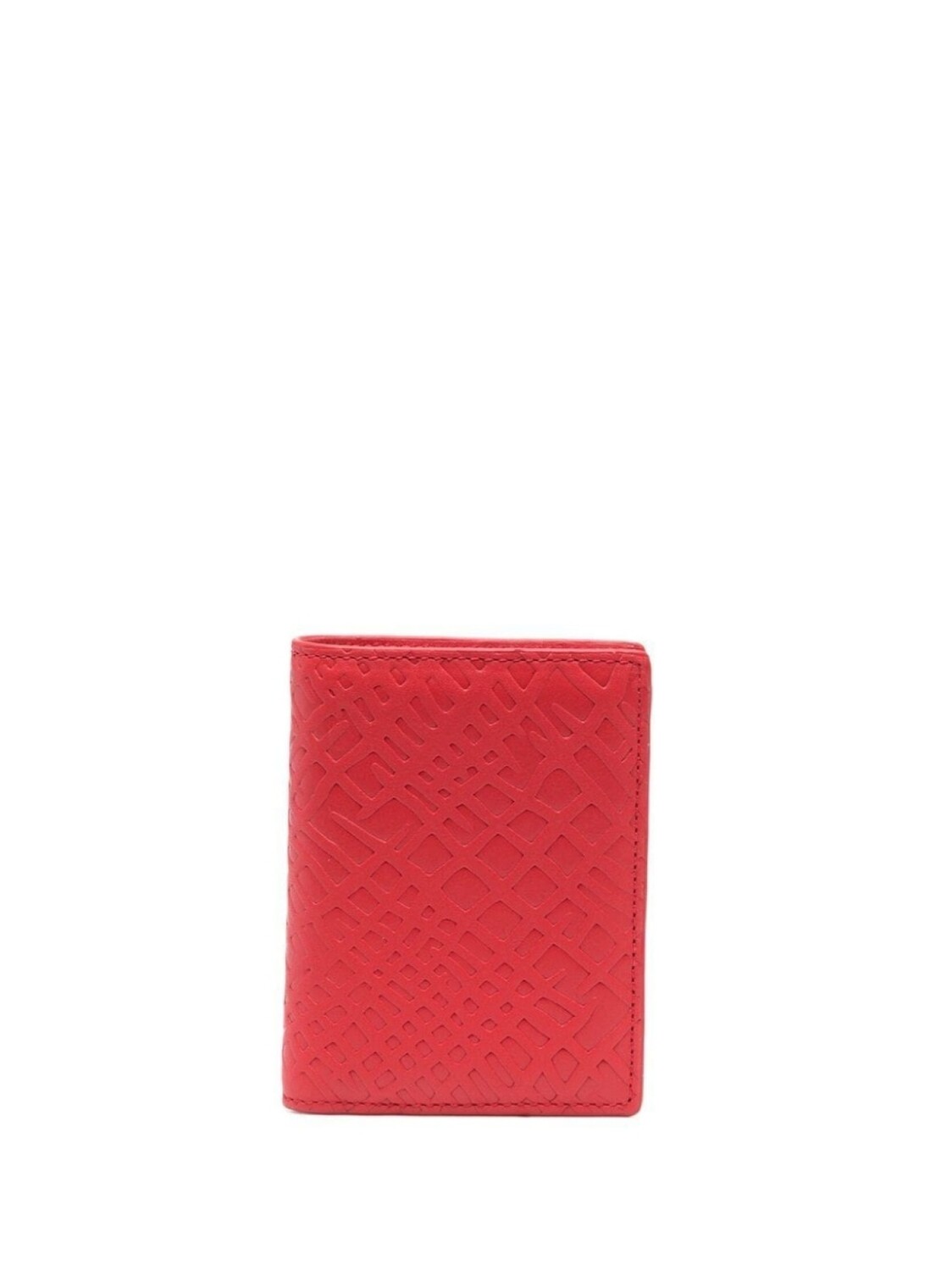 

Comme Des Garçons Wallet кошелек с тисненым узором, красный