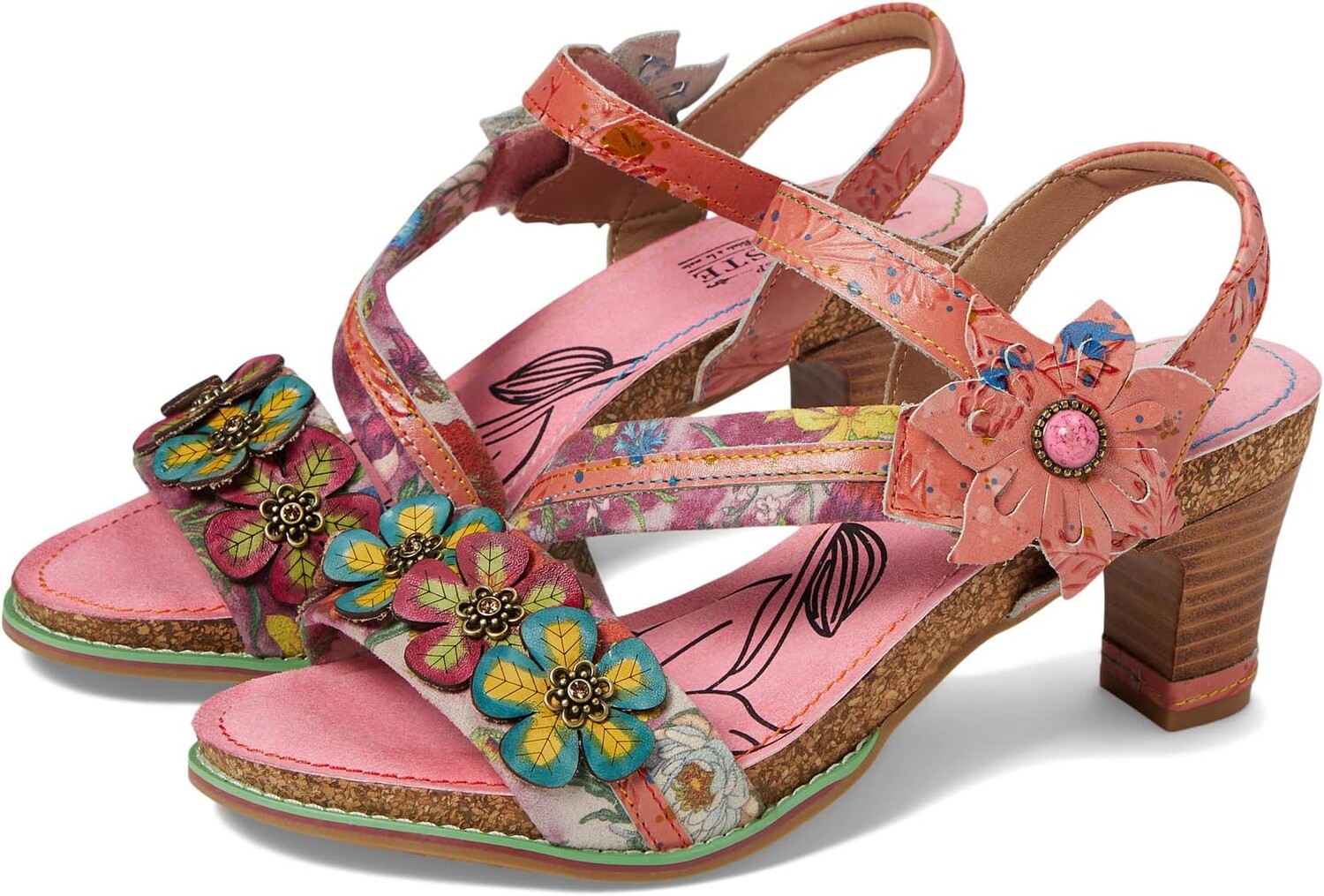 

Туфли L'Artiste by Spring Step Chagell, цвет Pink Multi