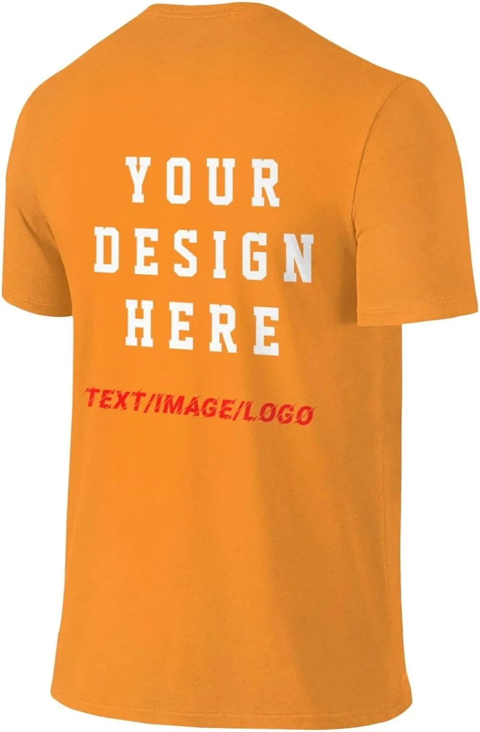 Футболка Custom T Shirts с индивидуальным дизайном спереди и сзади — фото 3