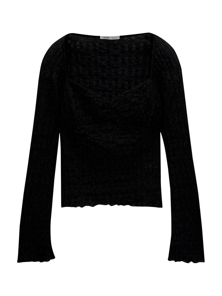 

Лонгслив Pull&Bear Pull&Bear , Black