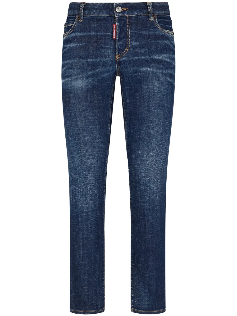 

Узкие джинсы с заниженной талией DSQUARED2, синий