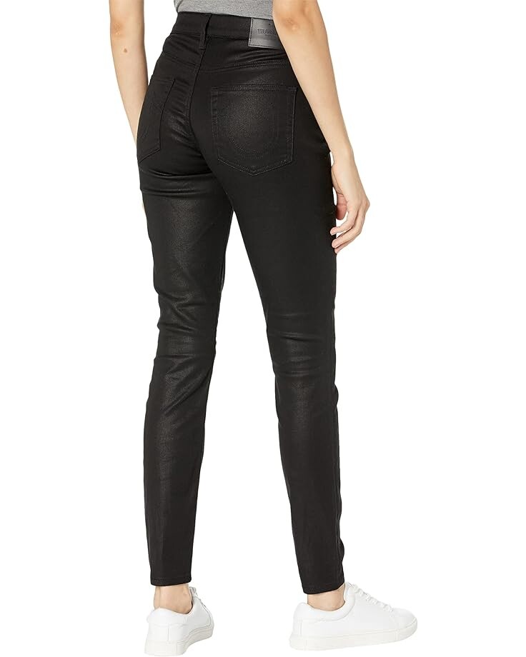

Джинсы True Religion Jennie High-Rise Curvy Coated Jeans in Onyx, цвет Onyx