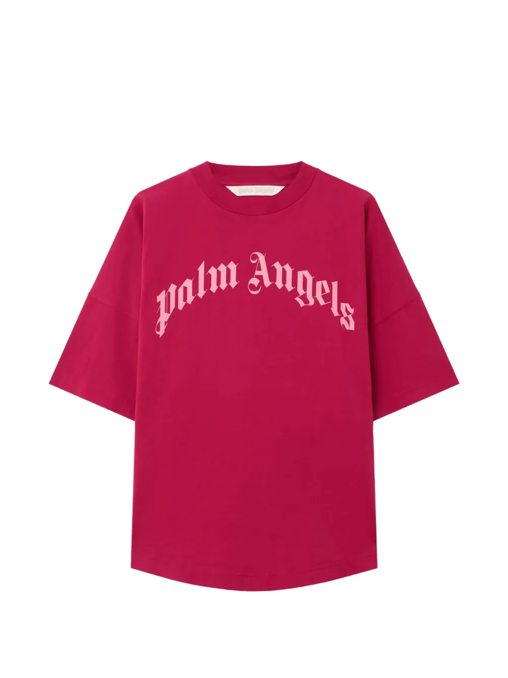 

Футболка с принтом логотипа Palm Angels, розовый