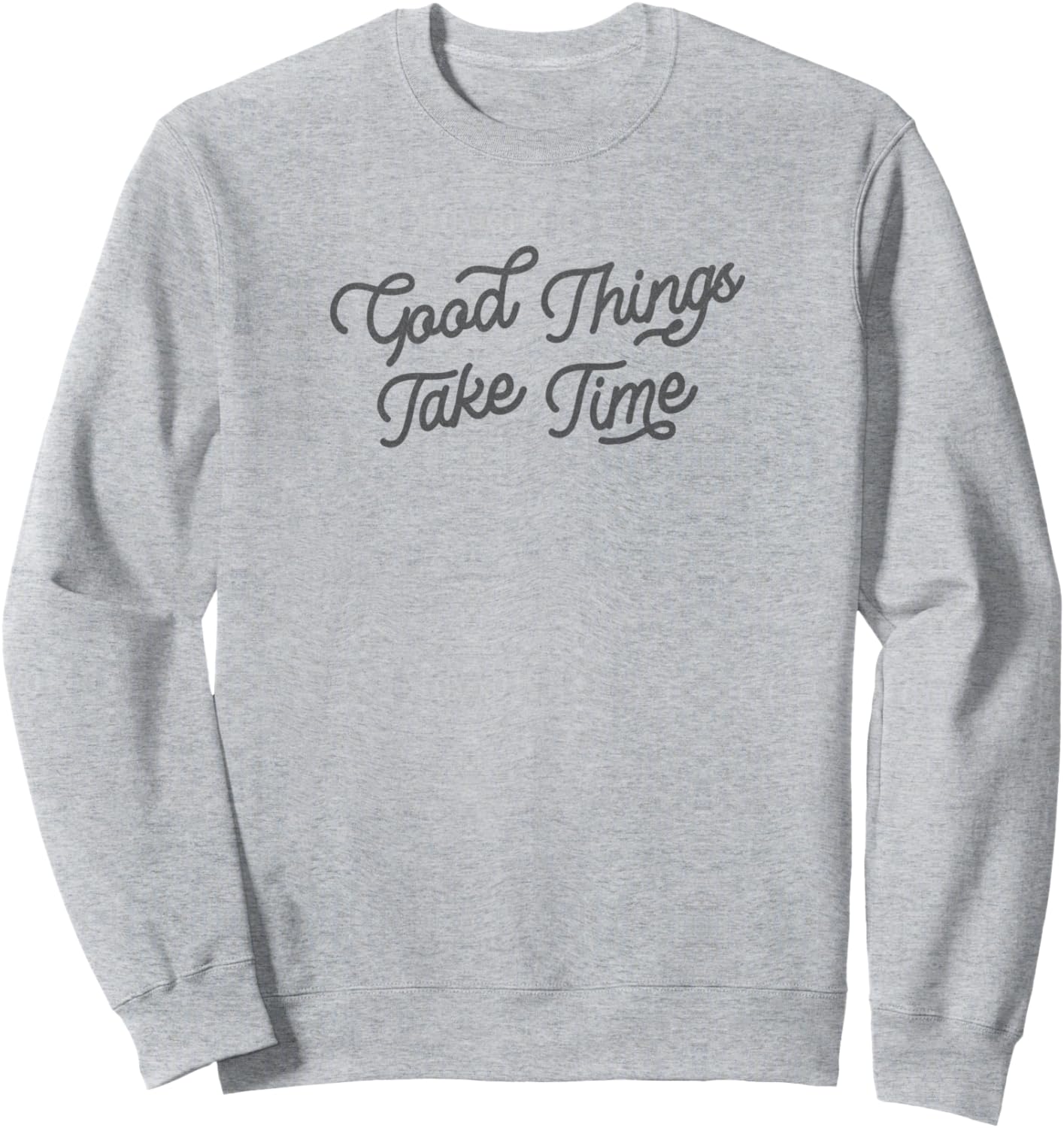

Толстовка Хорошие вещи требуют времени Trendy Apparel, серый