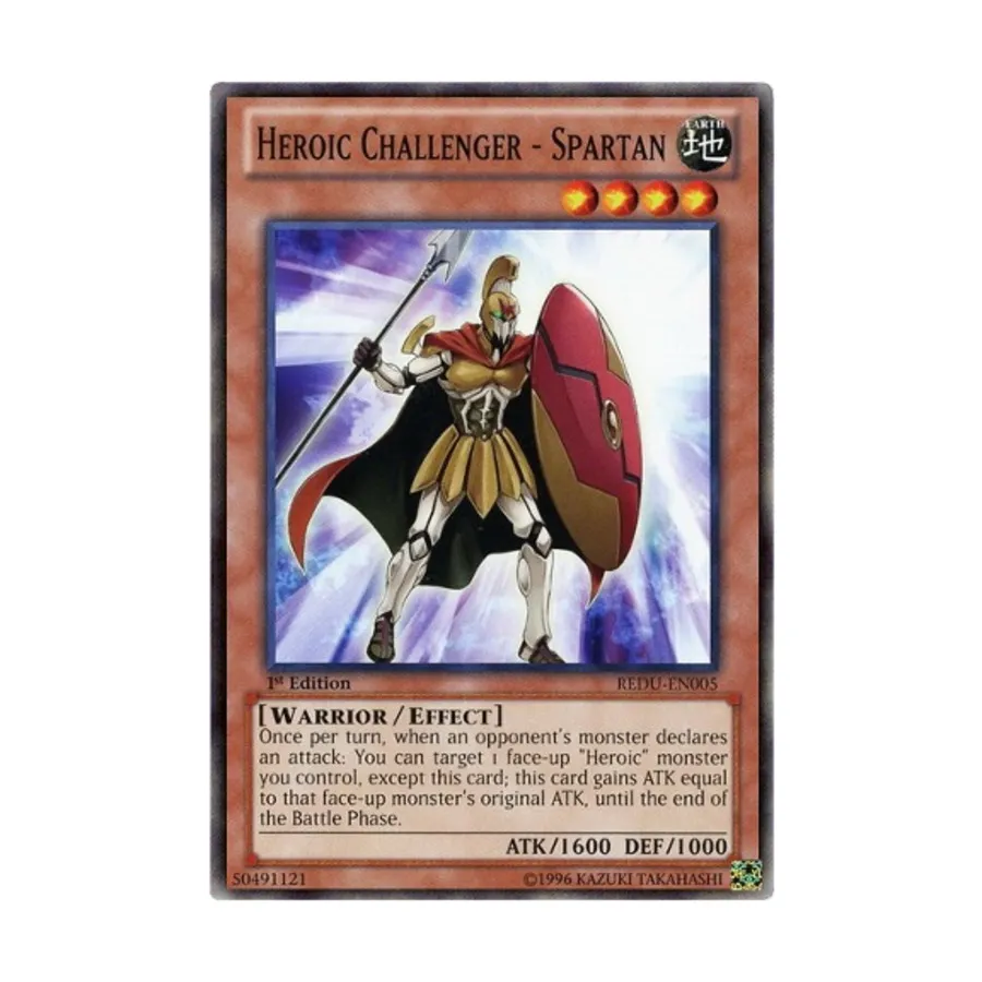 

CCG Героический претендент — Спартанец (обычный), Yu-Gi-Oh - Return of the Duelist - Singles