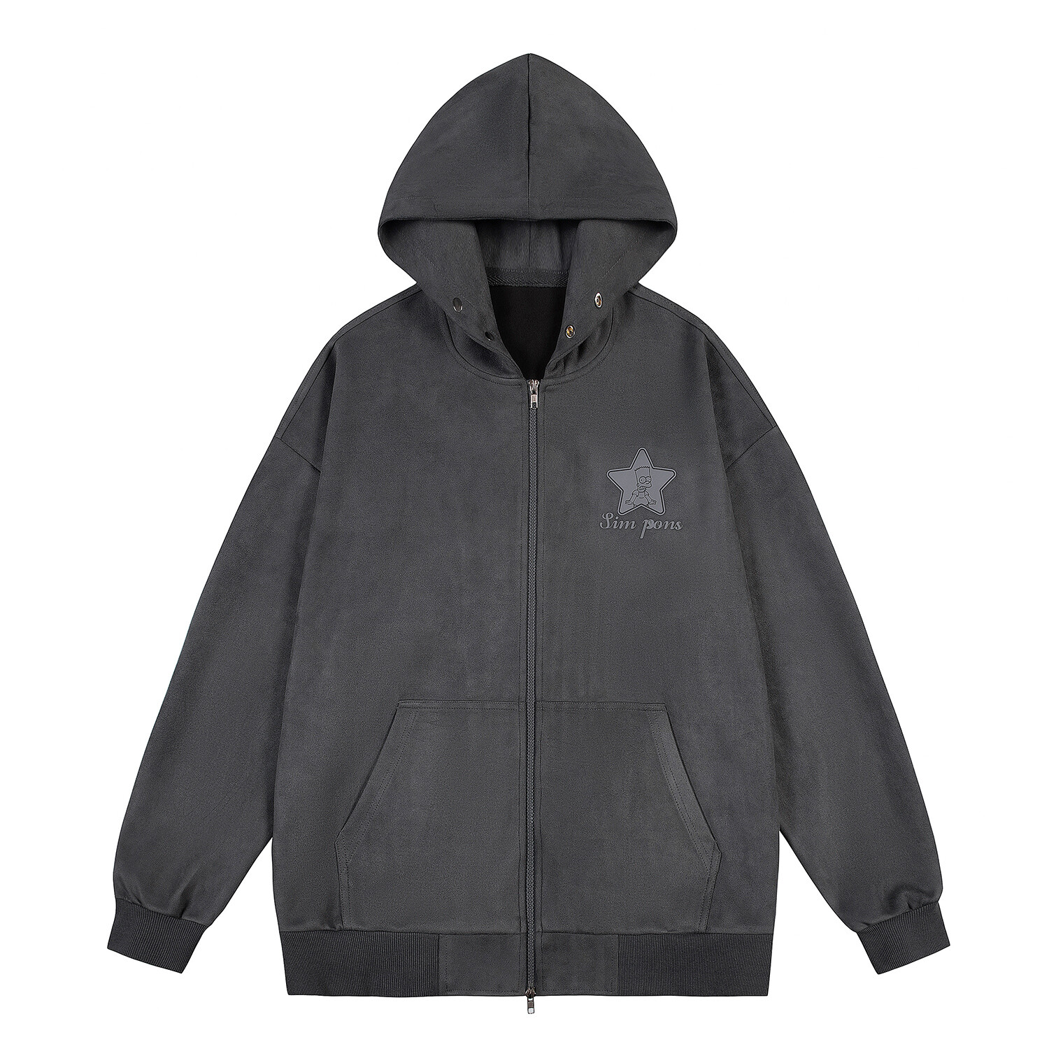 

The Simpsons Толстовка унисекс «Симпсоны», Темно-серый