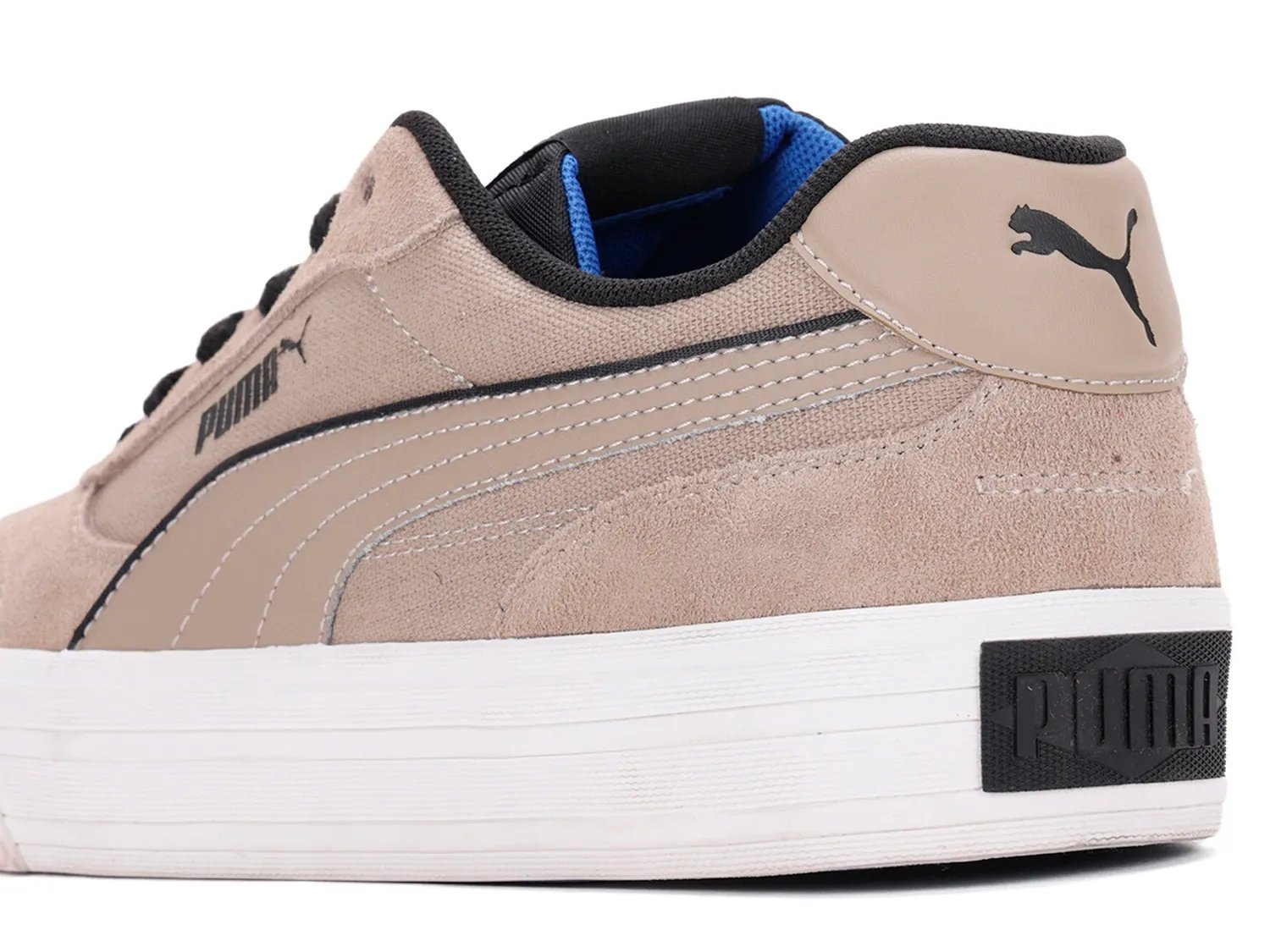 Кроссовки Puma Court Classic Vulc Sneaker - Men's, серо-коричневый — фото 3