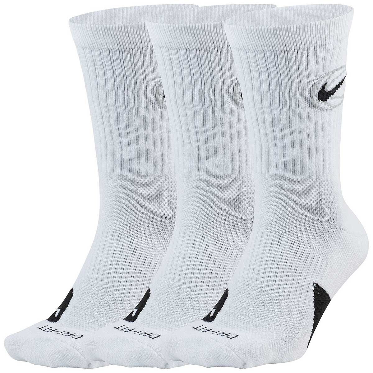 

Носки EVERYDAY BASKETBALL 3-PACK CREW SOCKS Nike, цвет Weiß/Schwarz