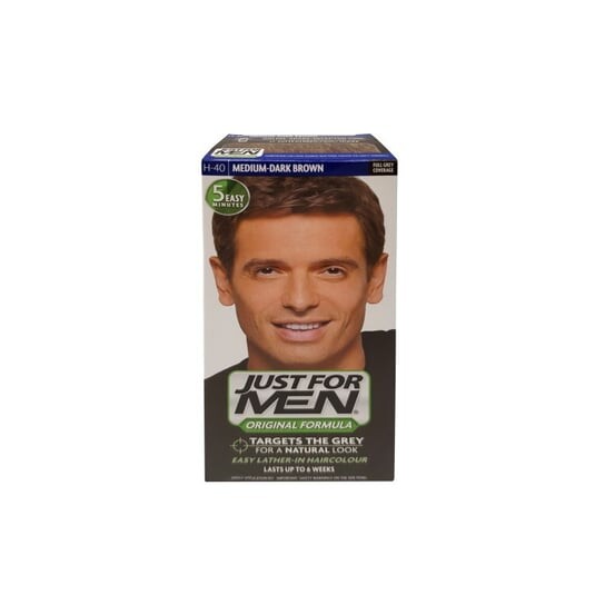 

Шампунь-краситель для мужчин H-40 Medium Dark Brown, 60 мл Just For Men, Original Formula