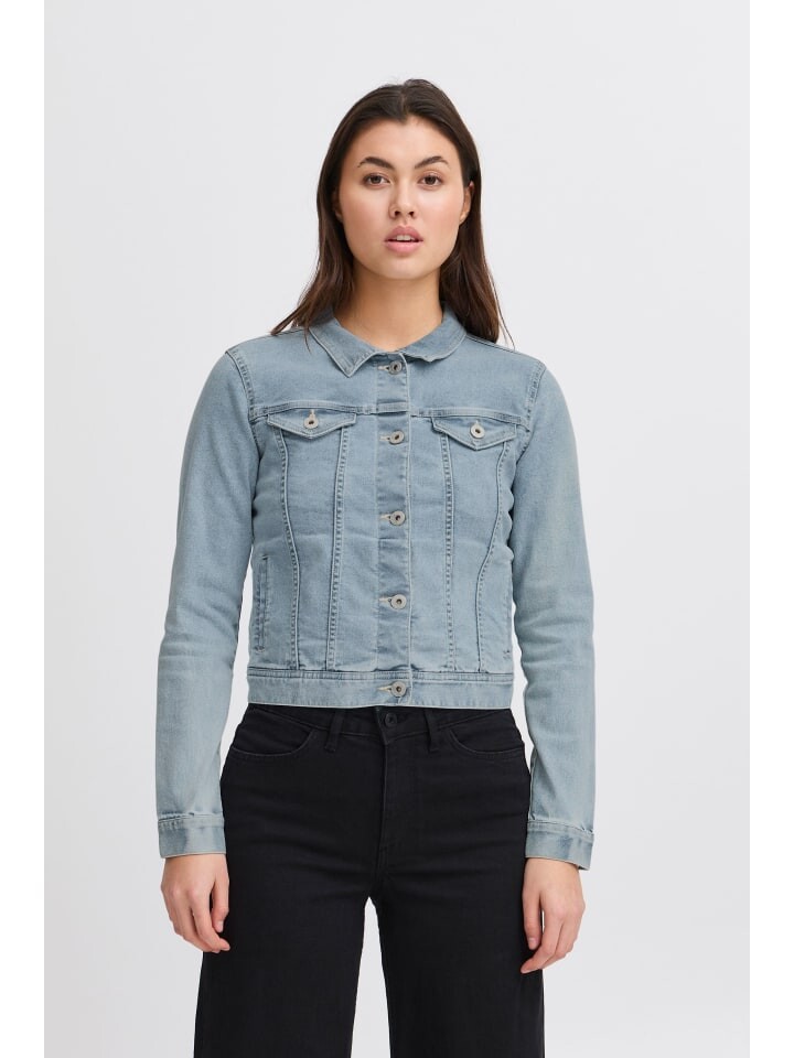 

Куртка ICHI Jeansjacke, синий