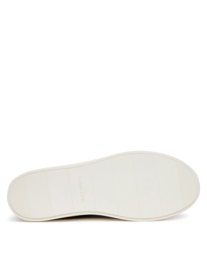 Кроссовки Pure Low Laceup Cupsole Hf Lth HM0HM01859 Calvin Klein, черный — фото 4