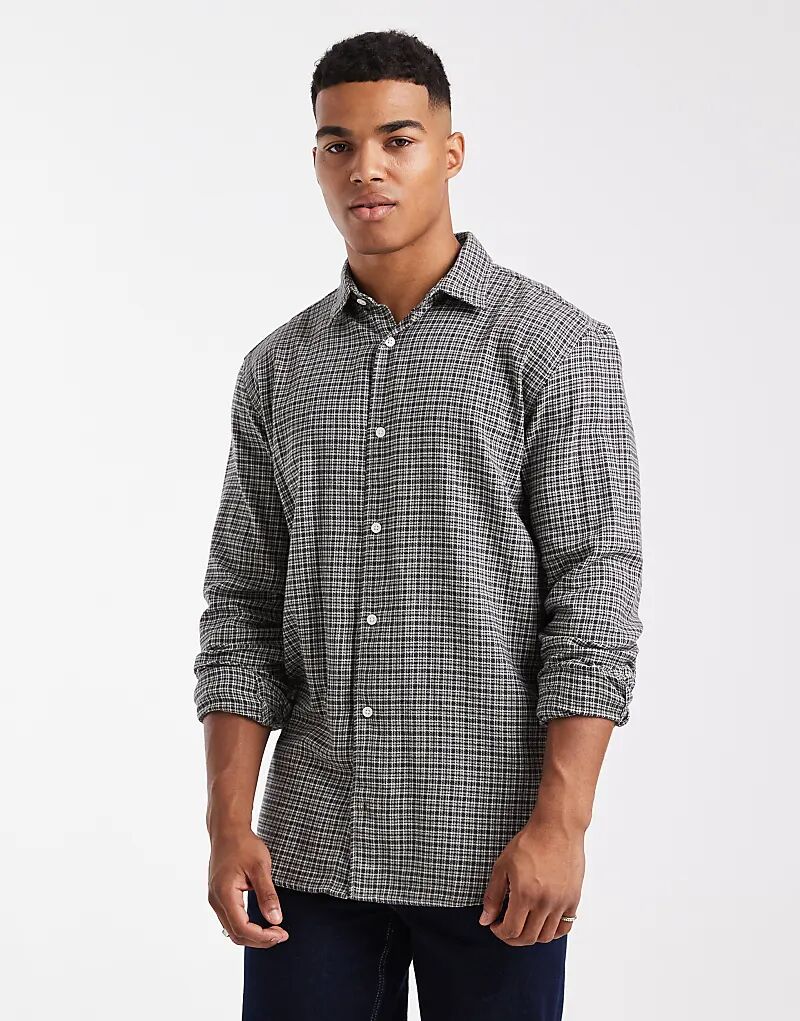 

Рубашка Jack & Jones свободного кроя в зеленую клетку