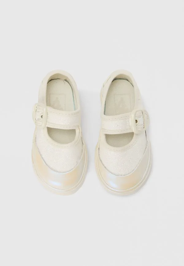 Балетки мэри джейн унисекс с ремешком на щиколотке Vans, White/Pink — фото 4