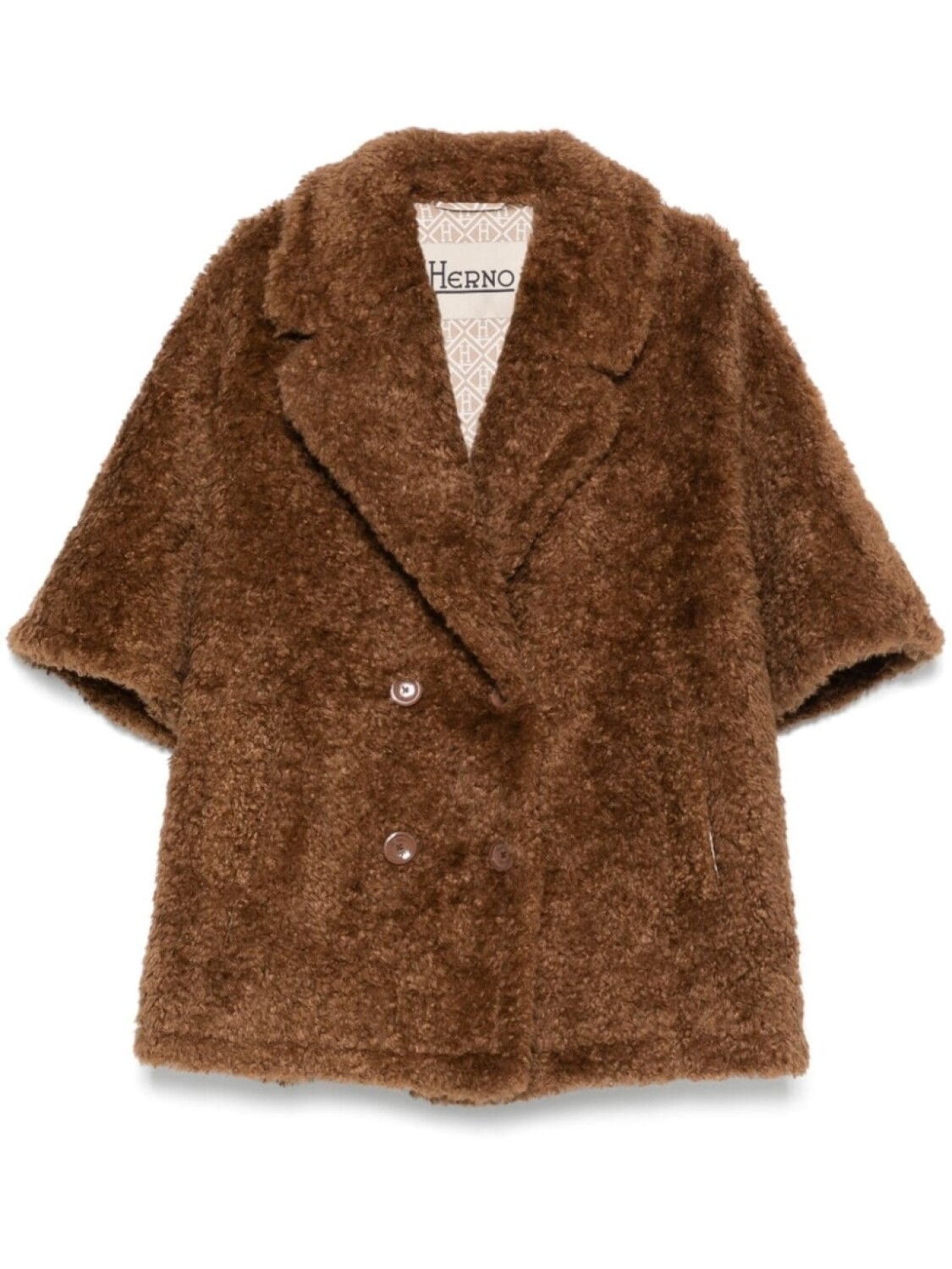 

Куртка из шерпы Herno, коричневый
