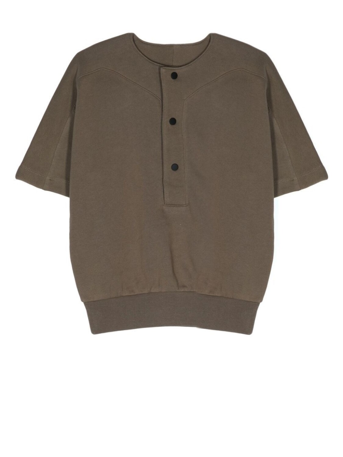 

FEAR OF GOD ESSENTIALS рубашка хенли Baseball с короткими рукавами, коричневый