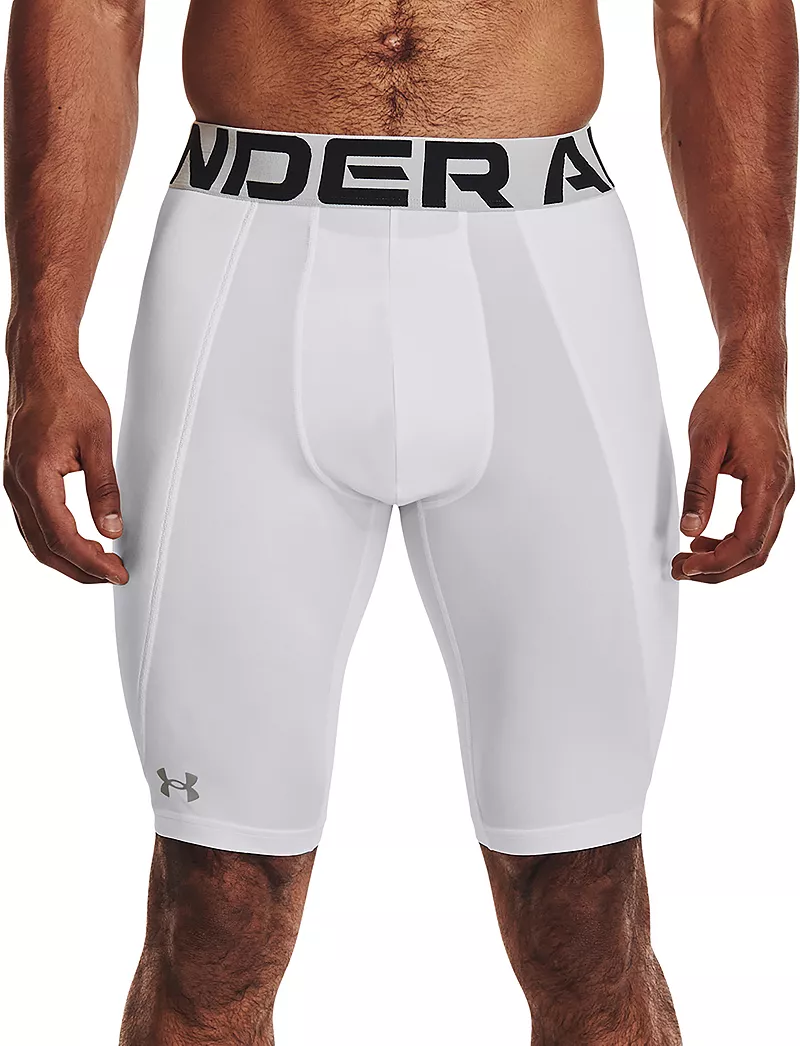 

Мужские шорты-слайдер Under Armour Diamond Utility, цвет White/Mod Gray