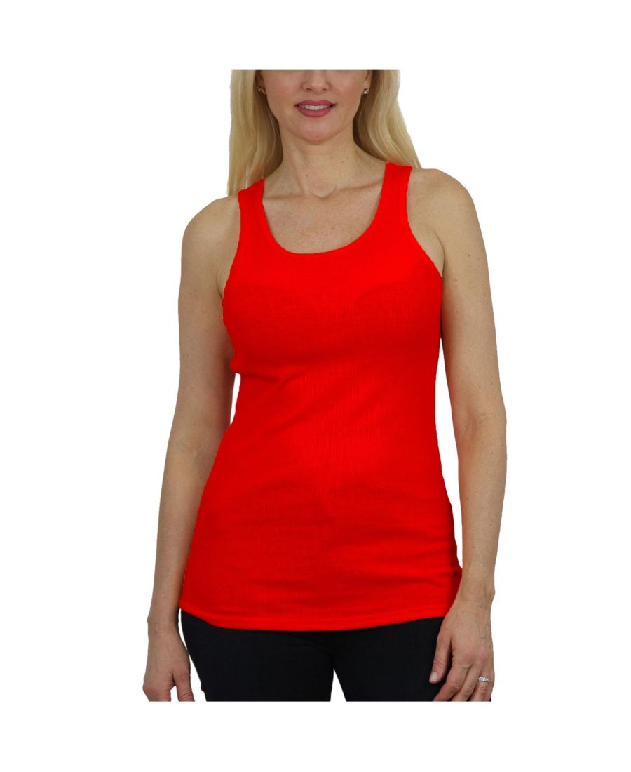 

Женская свободная ребристая майка Galaxy By Harvic, Royal