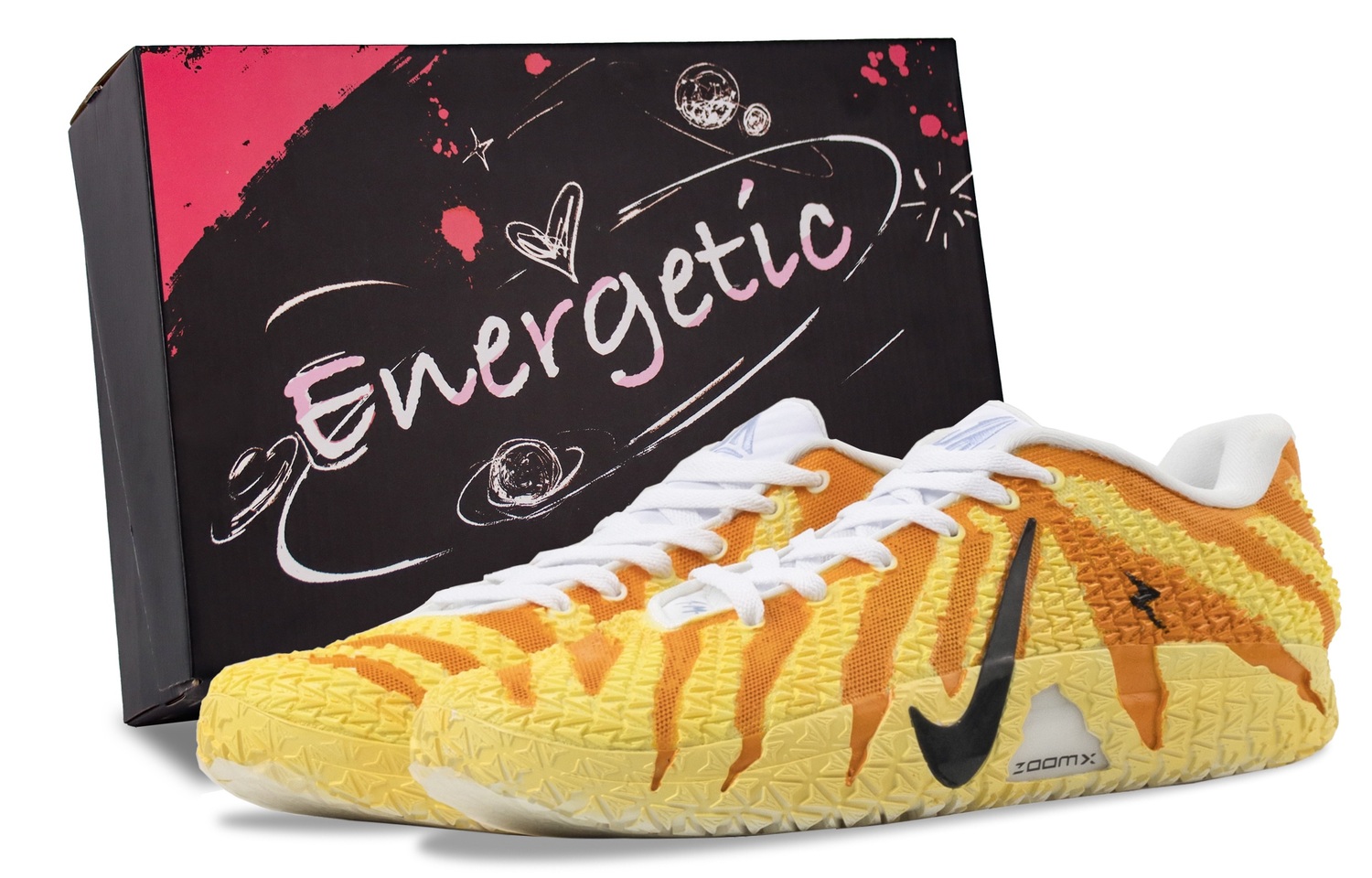 

Nike Кроссовки баскетбольные мужские Ja Morant 3 Golden Age Cushioning, Wear Resistant Low top Saffron