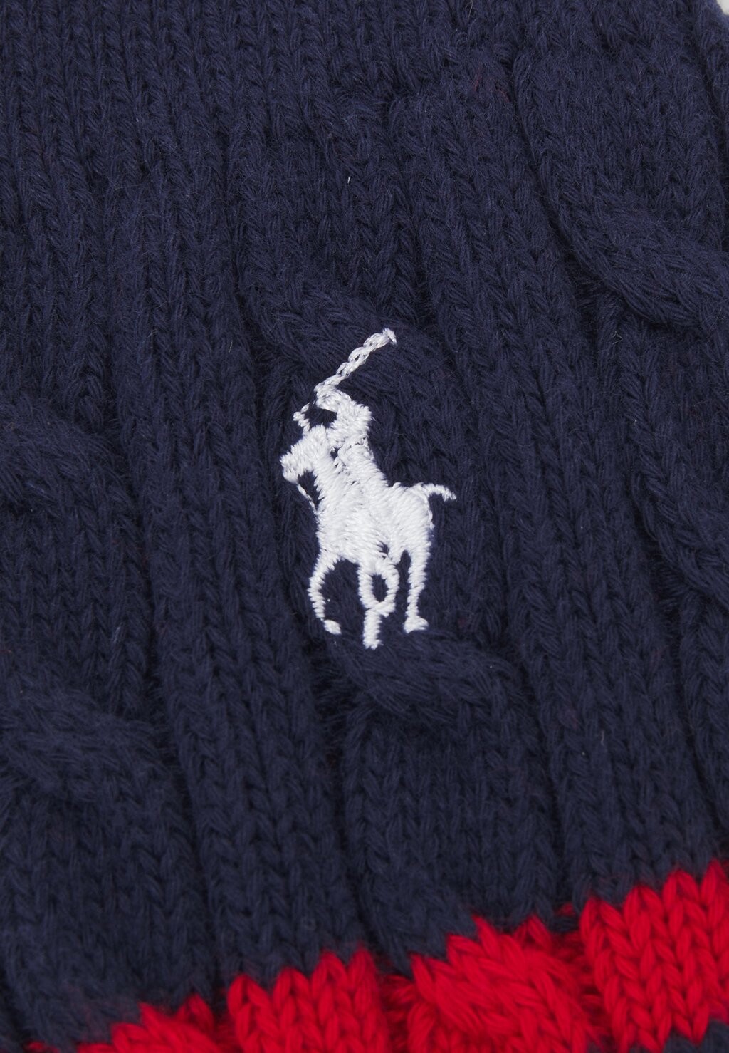 

Носки CABLE STRIPE CREW Polo Ralph Lauren, темно-синий