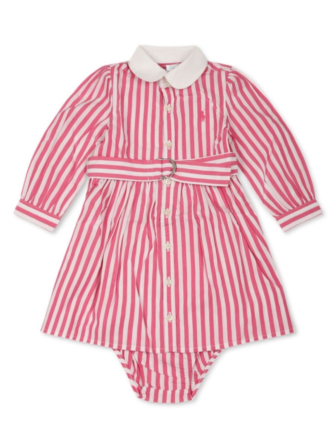 

POLO RALPH LAUREN KIDS полосатый боди, розовый