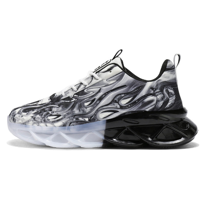 

Износостойкие дышащие влагоотводящие низкие повседневные кроссовки Men's MEKY, белый