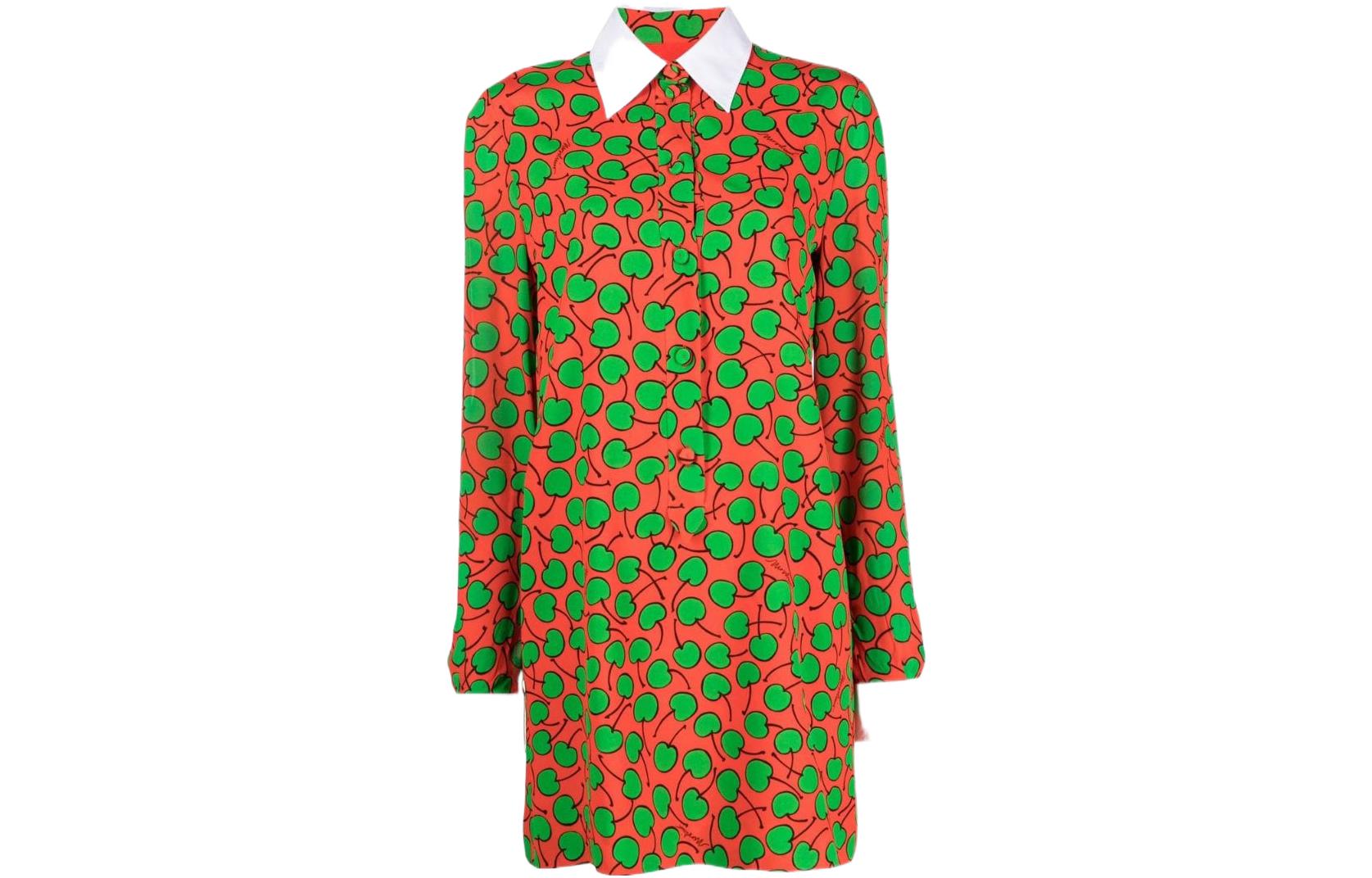 

Женское платье с длинными рукавами Мультиколор MOSCHINO