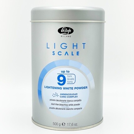 

Белый осветляющий порошок Light Scale, 9 уровней, Lisap