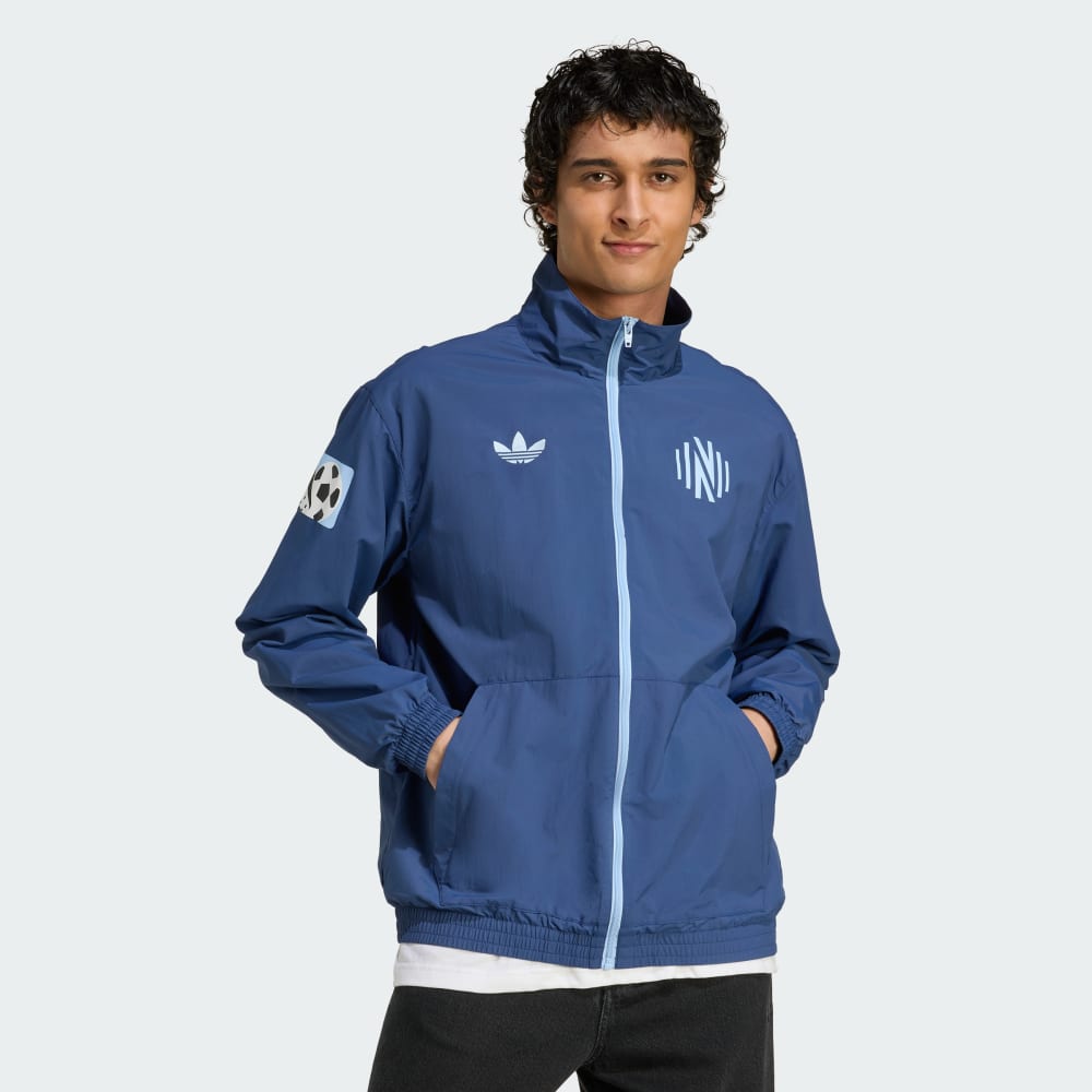 

Спортивный костюм Adidas Nashville SC 2025 Originals Archive Anthem Jacket, цвет Noble Indigo/Glow Blue