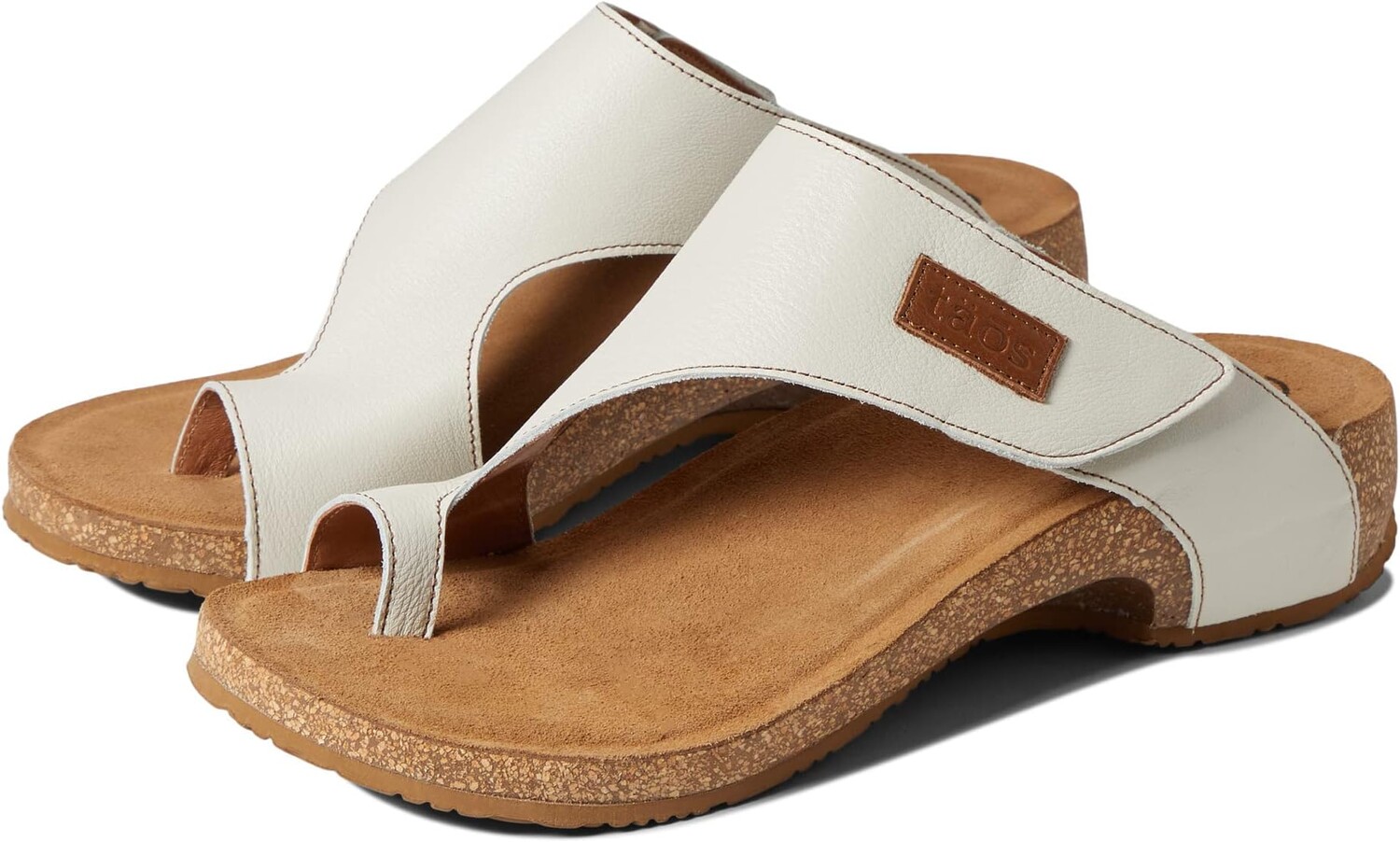 Сандалии на плоской подошве Loop Taos Footwear, цвет Off-White