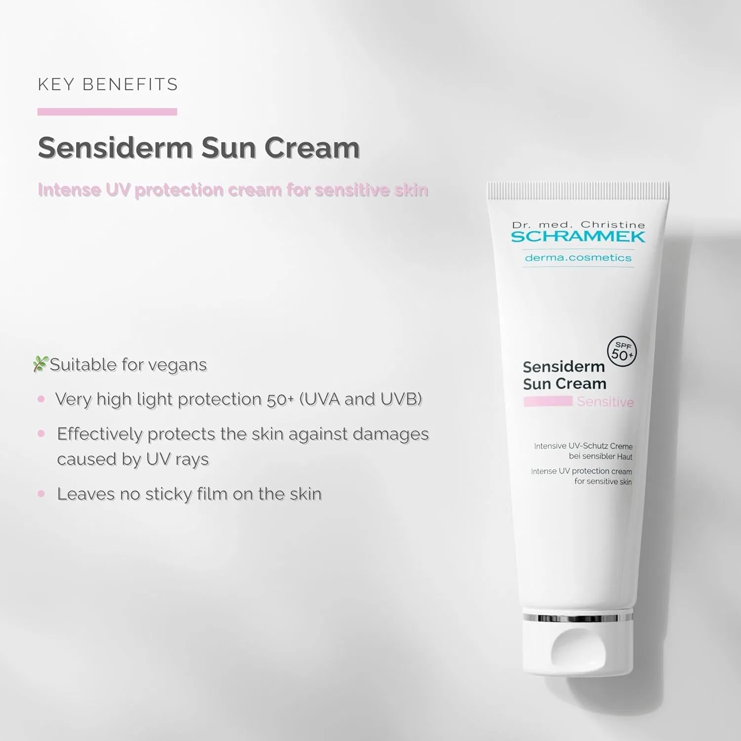 Солнцезащитный крем для лица Schra ммek Sensiderm Suncream 75 мл Schrammek — фото 2