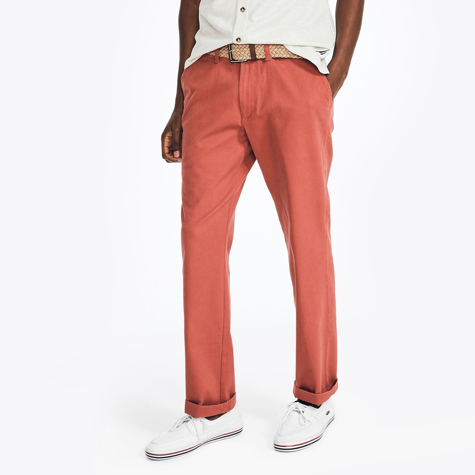 

Мужские брюки Nautica Classic Fit Twill, цвет rusted hull