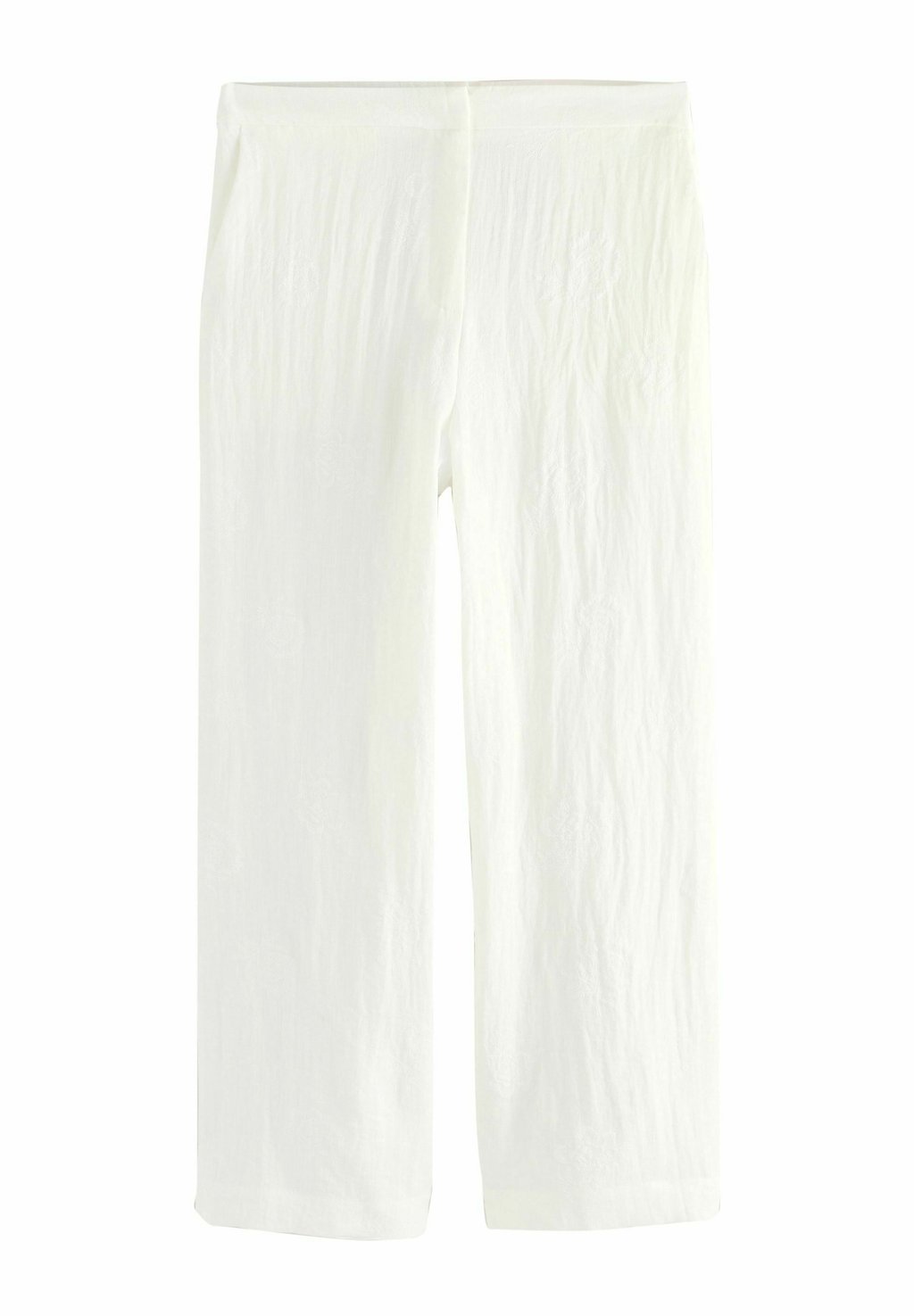 

Брюки REGULAR FIT - WIDE LEG EMBROIDERED Next, белый