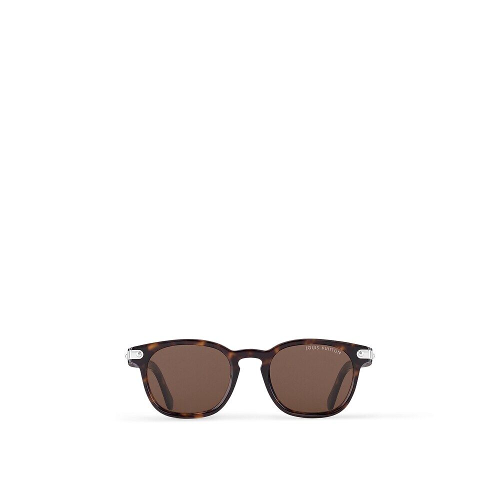 

Солнцезащитные очки LV Signature Square Round Louis Vuitton, коричневый