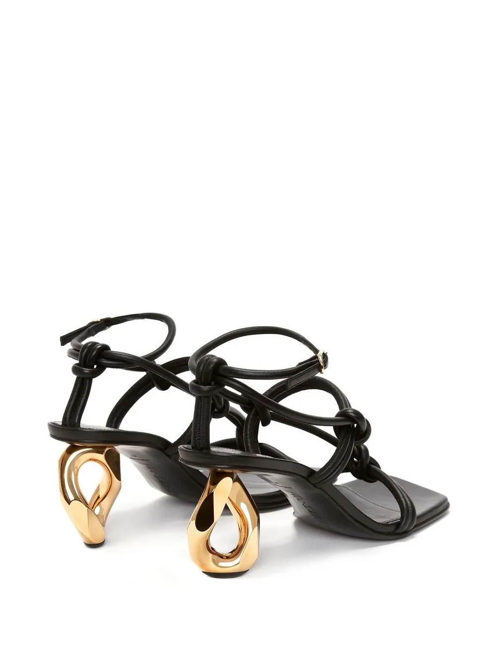 Босоножки на скульптурном каблуке JW ANDERSON, черный — фото 3