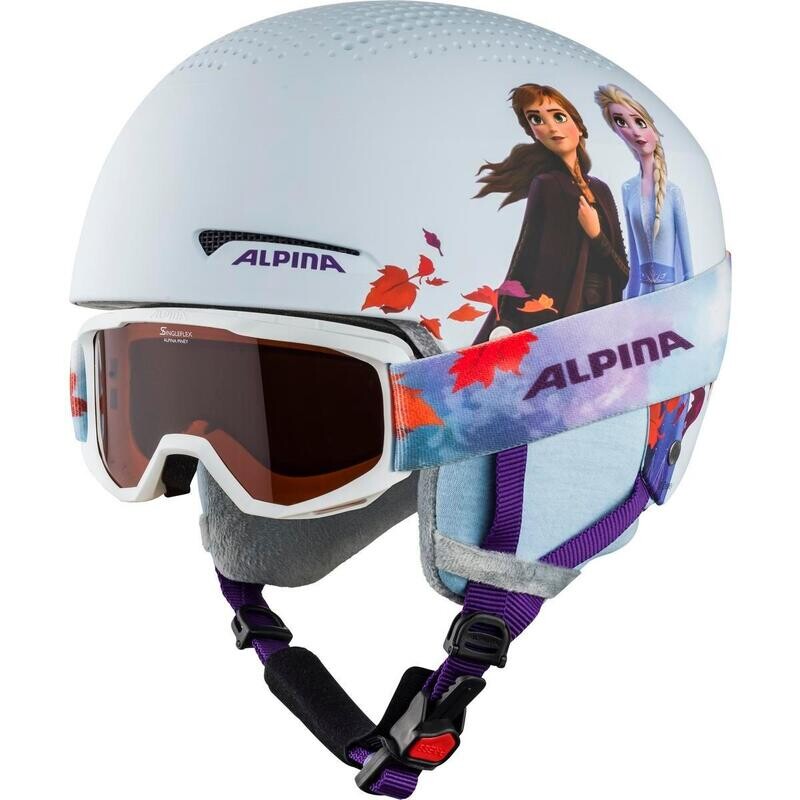 

ALPINA Zupo Disney комплект лыжный шлем Frozen II / Машинки для детей