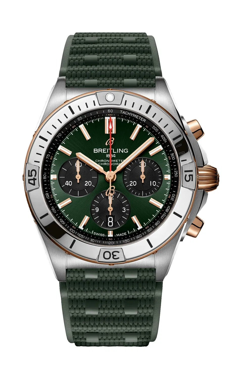 ХРОНОМАТ B01 42 - UB0134131L1S1 BREITLING, черный