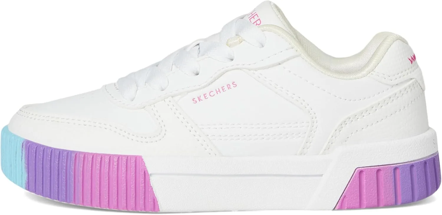 Кроссовки Skechers Girls' Jade Soft Glow, белый — фото 4