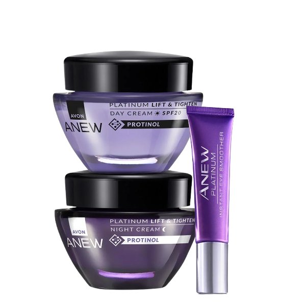 

Avon Anew Platinum Lifting Set [Консилер + Дневной + Ночной крем]