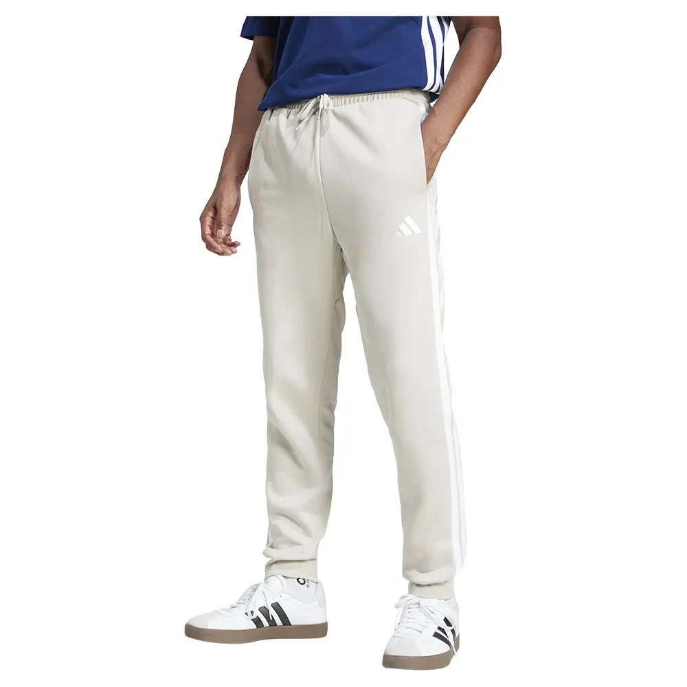 

Джоггеры adidas Essentials 3 Stripes Fleece, белый