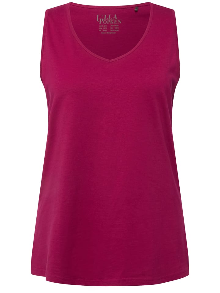 

Футболка Ulla Popken, цвет magnolienrot