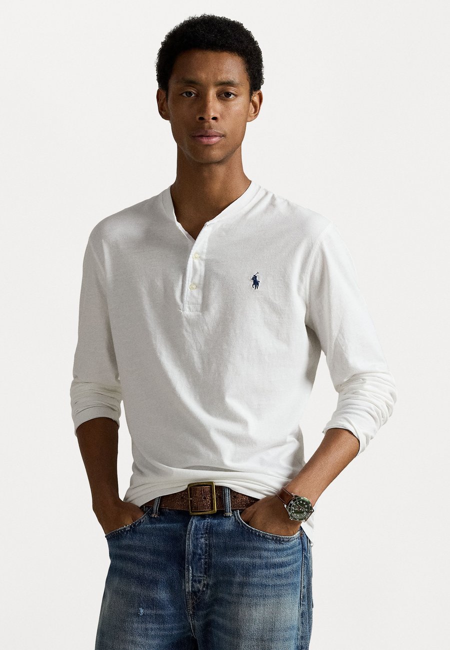 

Топ Polo Ralph Lauren SLUB JERSEY HENLEY SHIRT, White