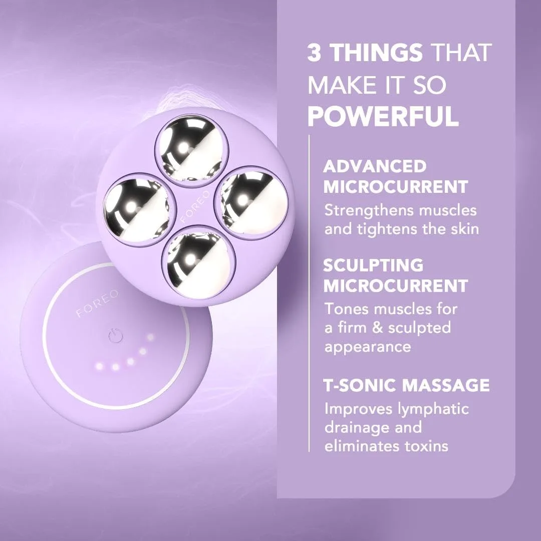 Foreo Bear 2 Body Advanced Microcurrent Body Sculpting Machine - массажер от целлюлита и для лимфодренажа, подтяжка и контурирование тела, повышает впитывание средств по уходу за кожей, цвет lavender, Lavander — фото 3
