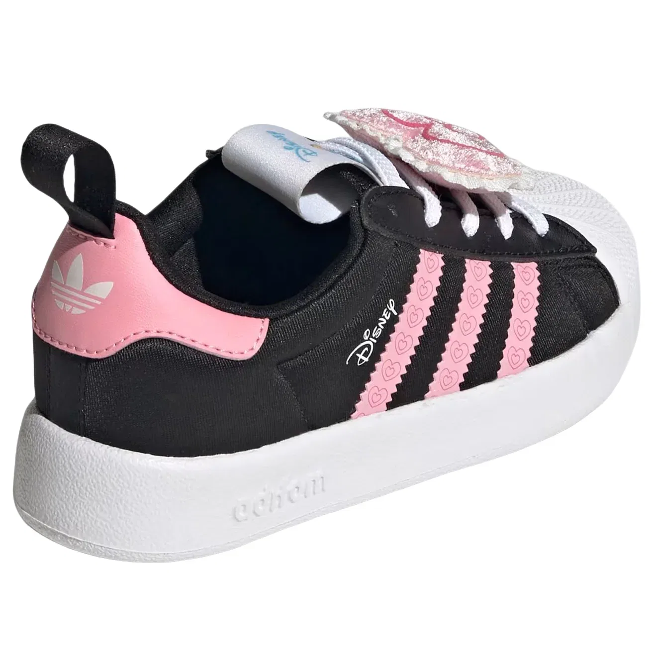 Кроссовки Adidas x Disney Adifom Superstar 360 'Core Black Light Pink Cloud White' IH7056, черный — фото 4