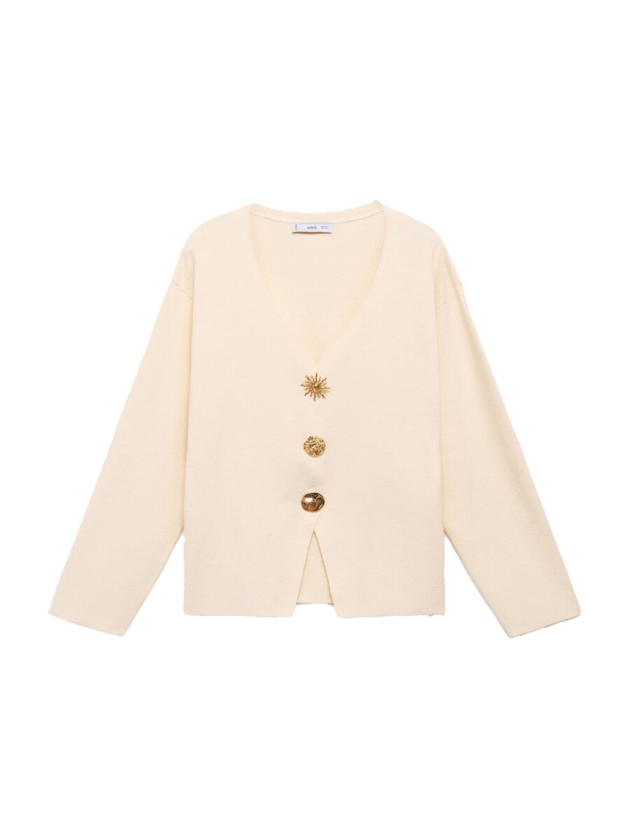 

Вязаный кардиган MANGO TONETE, Ecru