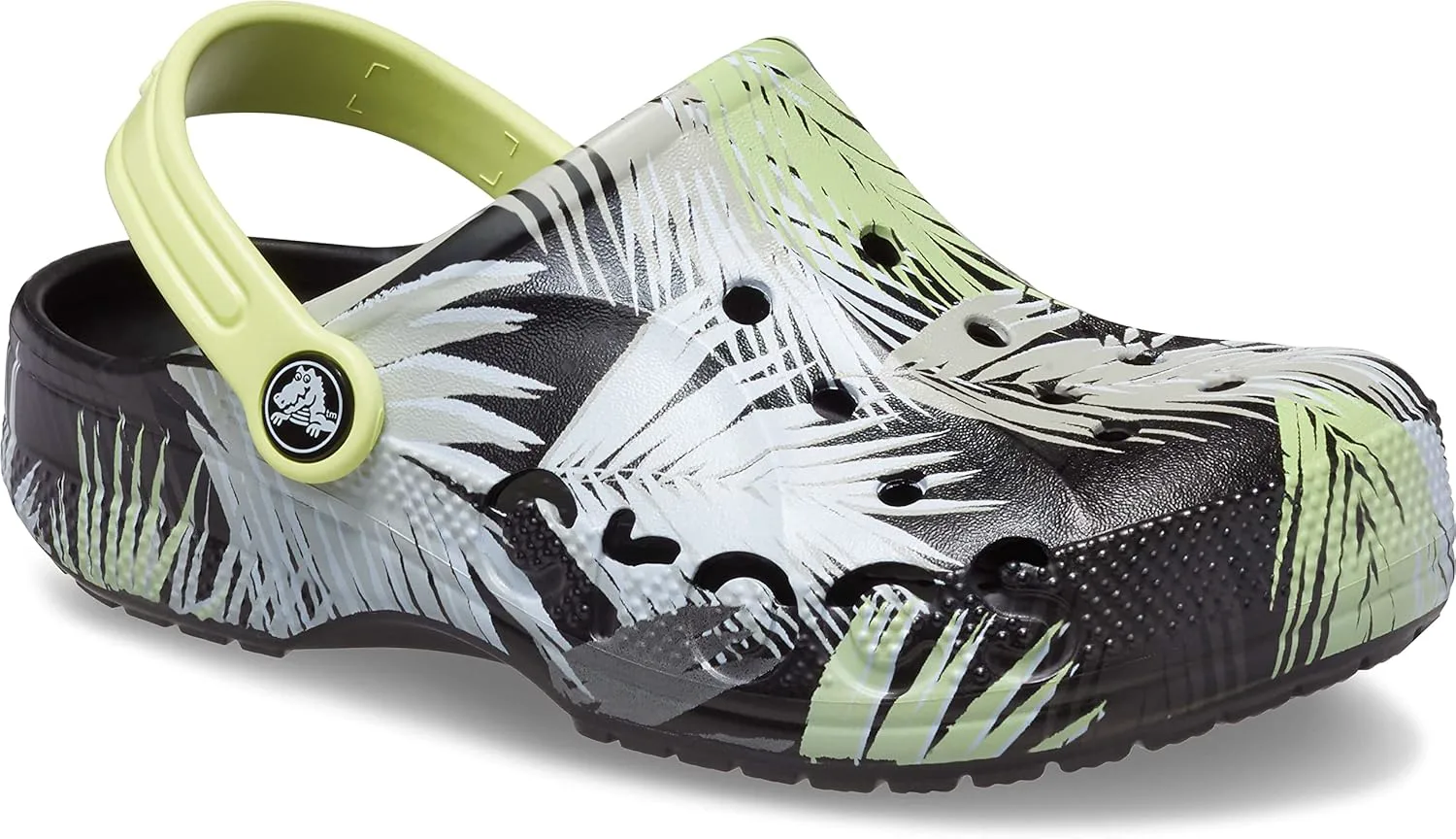 Крокс Унисекс-Детские Сабо Baya с графическим тай-дай Crocs, черный — фото 3