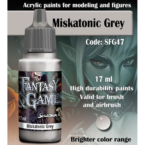 

Миниатюра Scale 75 USA Fantasy & Games Paint: Miskatonic Grey (17ml)