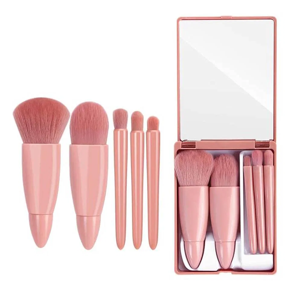 Набор из 5 мини-кистей для макияжа с зеркалом Coshine Coshine, Pack Of 5 With Mirror