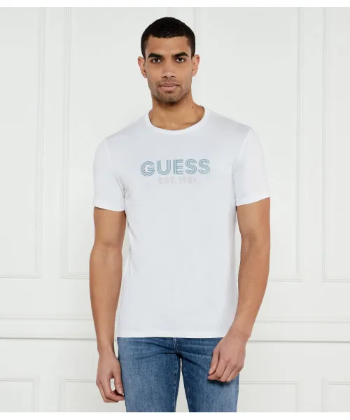 

Футболка Slim fit Guess Jeans, белый