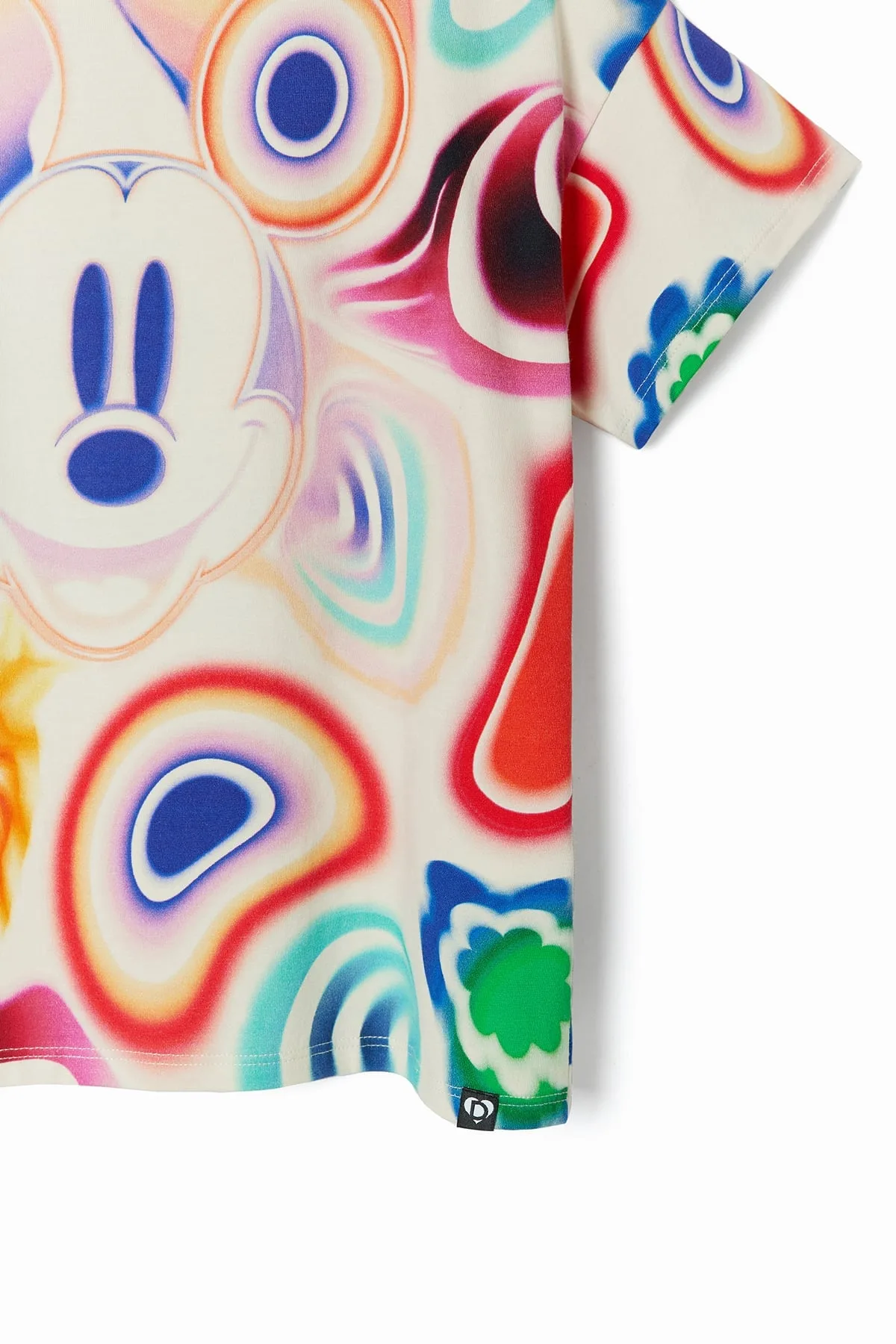 Разноцветная футболка с Микки Маусом (100-150 см) Desigual, White/1001 — фото 3